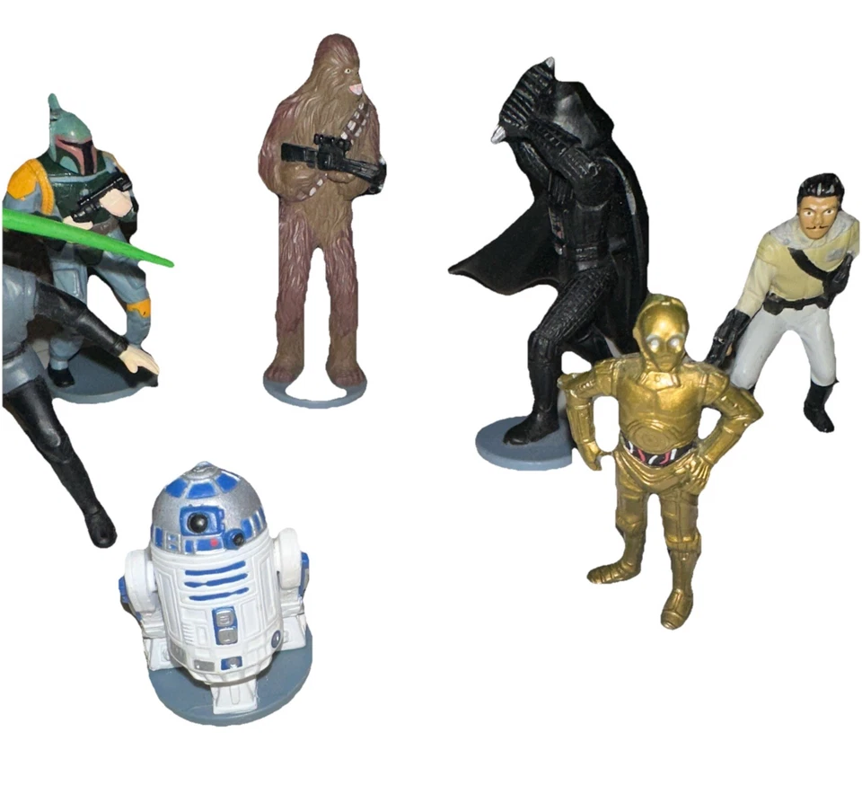 Lot of 10 Star Wars Vintage Applause 3" Solid PVC Figures 1996 - Image 3 of 4