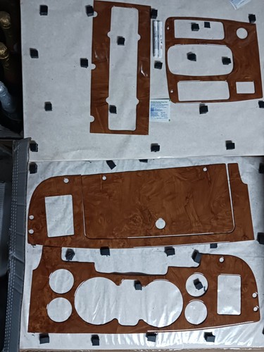 se adapta a Jaguar XJ6 76 77 78 79 80 81 82 kit de molduras de salpicadero madera burl claro - Imagen 2 de 3