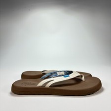 Flojos Rica Memory Foam Casual Thong Flip Flop Slipper Sandals Women's Size 9