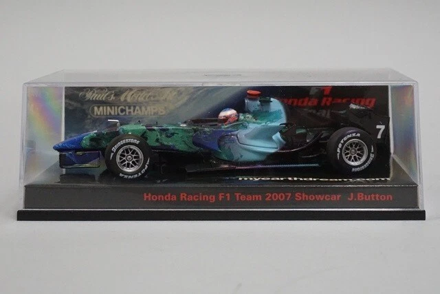 1:43 MINICHAMPS 403070177 KYOSHO Honda Racing F1 Team Show Car 2007 #7 J. Button - Image 4 of 4