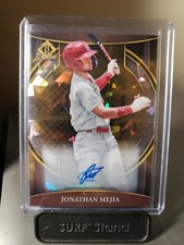 2023 Bowman Chrom Invicta Gold Atomic Refractors Jonathan Mejia Rookie AUTO /50