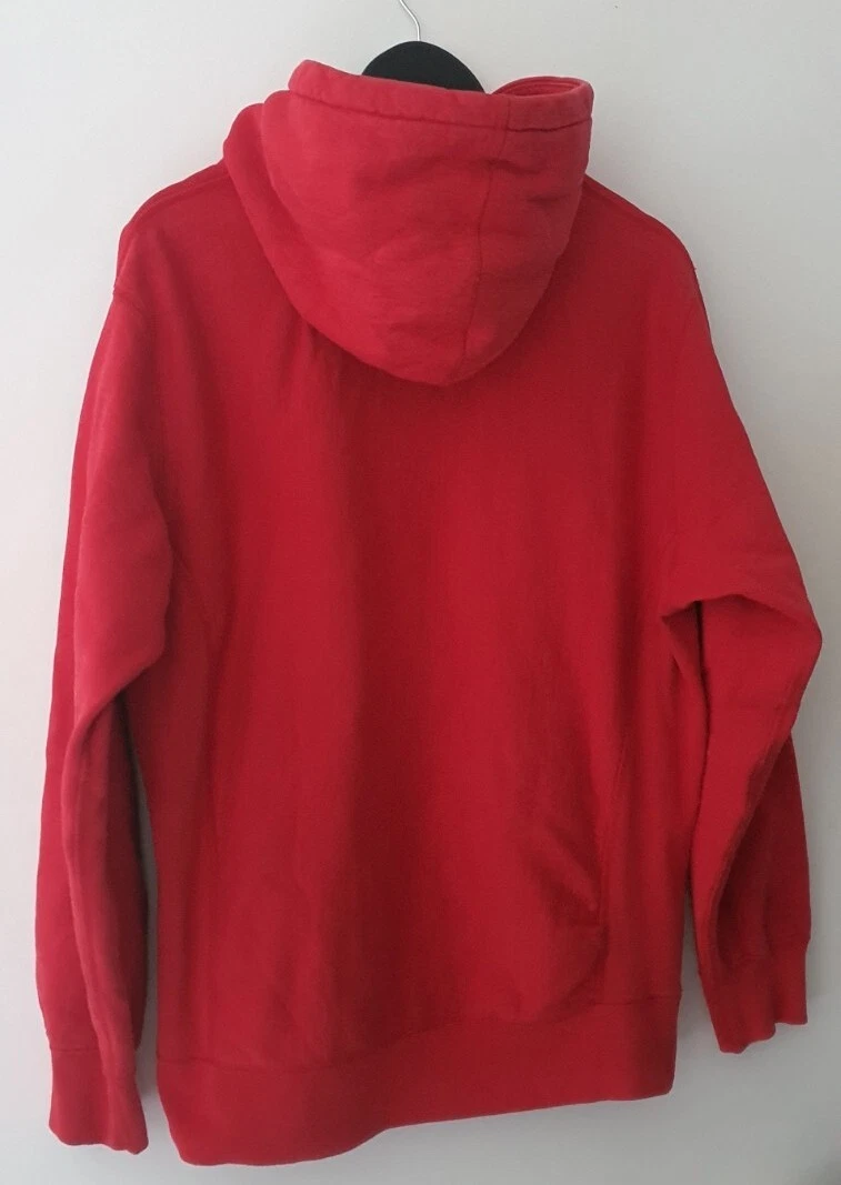 FW10 Supreme SupNY Pullover Rosso Felpa con Cappuccio XL Hoodie Vintage 2010 Raro