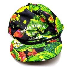 Spring Valley M New Sharon Iowa Hat Cap Green Snapback Vtg G15 D