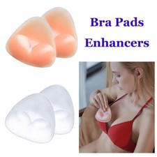 Silicone Bra Insert Pad Breast Enhancers Waterproof for Swimsuit Bikini Pushup