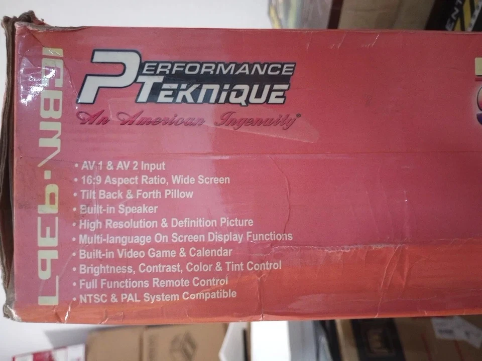 PERFORMANCE TEKNIQUE ICBM-9367 9.2TFT HEADREST  16:9 MONITOR REMOTE CONTROL Grey - Image 2 of 4