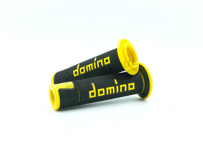 Domino Road & Race schwarz & gelb A450 Full Diamond Griffe passend für Zero Bikes