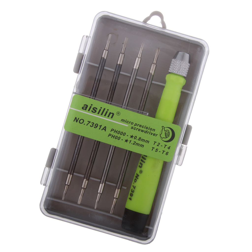 5pcs JIS Precision Penta Torxbit Cross Screwdriver Bit Repair Kit For