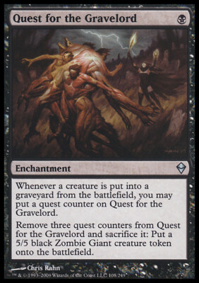 MTG Magic the Gathering Quest for the Gravelord (108/280) Zendikar LP