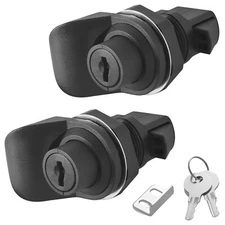 evan Push Button Latch with Lock for Truck Toolbox, 2 pack