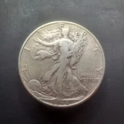 1944 P Walking Liberty Silver Half Dollar in Very Fine Condition. -#0377