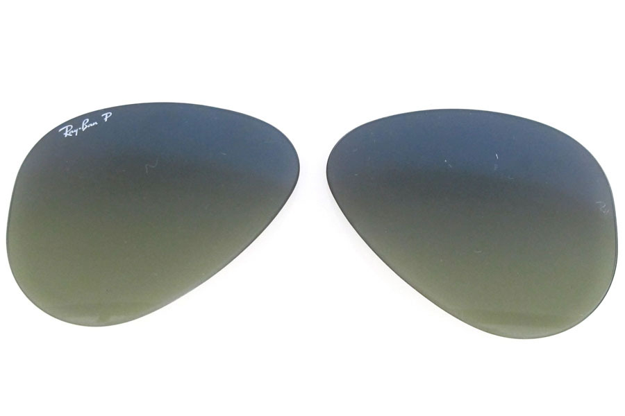 blue gradient green polarized