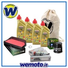 Kit tagliando Olio CASTROL Filtri candele Honda CBR 1100 XX Blackbird 1999 2000