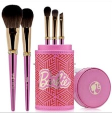 AUTHENTIC COSMETICS x BARBIE BRUSH  N SPARKLE SET LIMITED EDITION DISCONTINUED