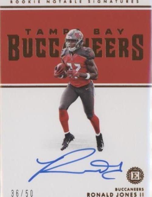 2018 Panini Encased - Rookie Notable Signatures Ronald Jones II #RNS-RJ ...