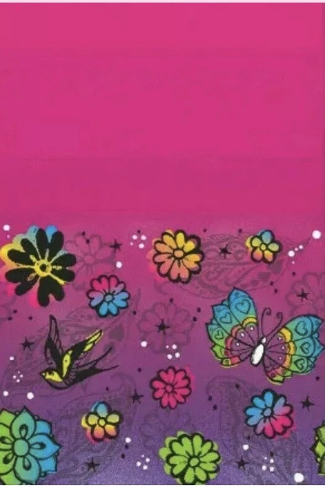 4 Disney Tinker Bell Plastic Table Cover Girls Birthday Party Supplies Decor - Image 4 of 4