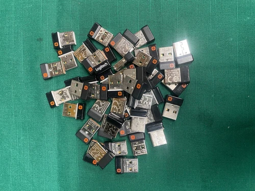 mixed lot of 50 Logitech unifying dongles wireless receivers USB Logi C-U0007