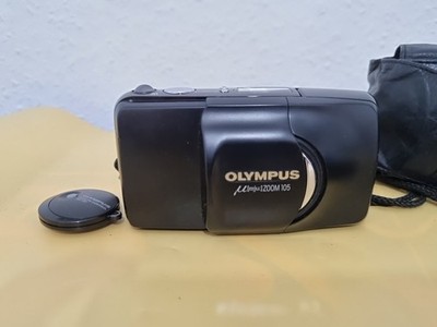 Olympus μ[mju:] Zoom 105 Kompaktkamera mit Fernbedienung, Tasche & Akku 