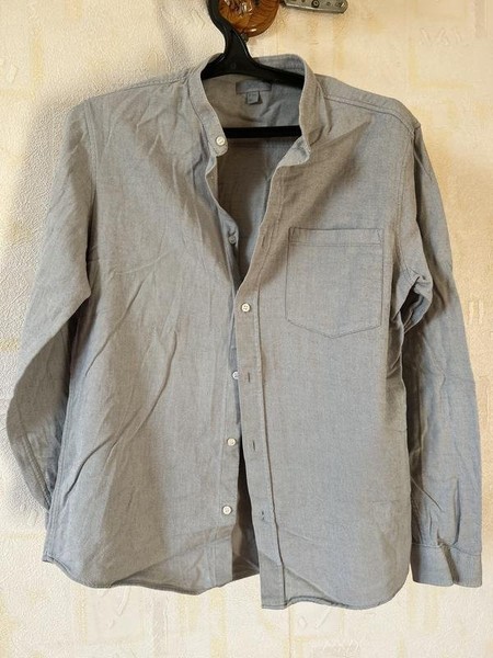 Men COS Shirt Grey 36 / S / 44 #6PJ6