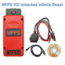 MPPS V21 Unlocked Infinite Reset High Quality Version Full Chip with Breakout Tr