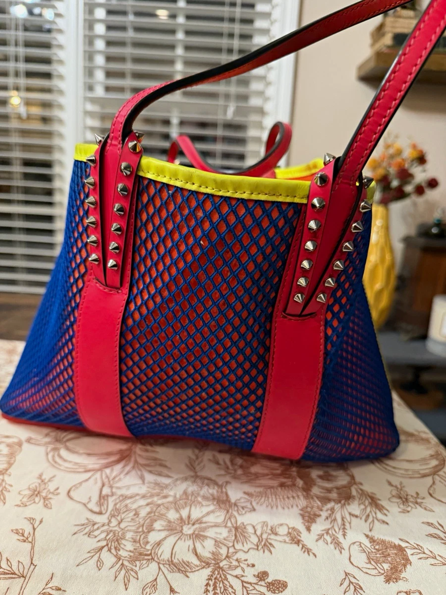 Christian Louboutin Women's Leather Exterior Blue Bags & Handbags