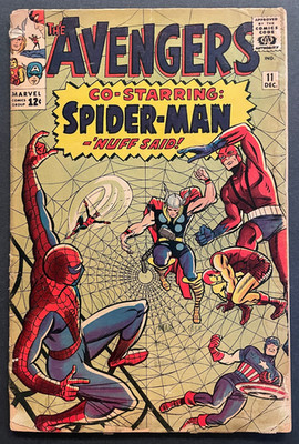 Avengers #11 - Kang Spider-Man Marvel 1964 Comics