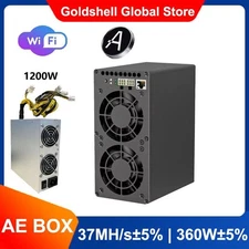 Goldshell AE BOX 37M Aleo Miner AE-BOX 360W 37M/S Miner with 1200W PSU