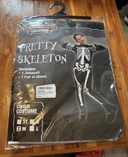 Spooktacular Creations Pretty Skeleton Costume Child M