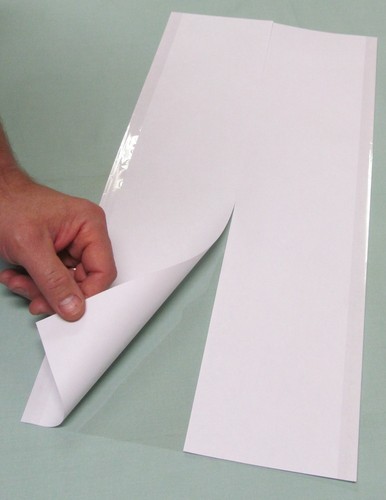 15 yards Brodart Fold-On ARCHIVAL Book Jacket Covers -- large roll combo - Foto 2 di 4