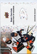 2023-24 Upper Deck Series 2 - Director of Boards Sam Carrick #DB-3 Sparkle