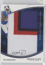 2016 Panini Immaculate Immaculate Numbers 9/50 Jonathan Williams #JWI 0z0j