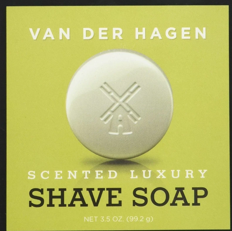 Van Der Hagen Beard Care Bar Scented Shave Soap Hypo-Allergenic Shea Mango Cocoa - Image 3 of 4