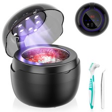 Neatevday Ultrasonic Retainer Cleaner - 250ml, 50kHz, 4 Modes, Digital Timer, fo