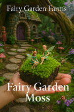 16-PACK live moss squares for fairy gardens, reptile or frog terrariums 3x3" sq