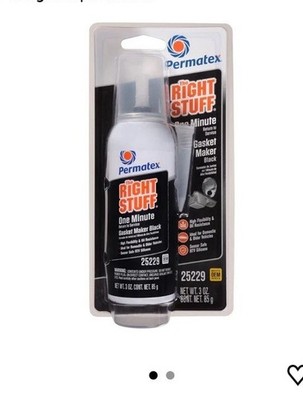 PERMATEX. The right stuff one minute gasket maker 3 ounce