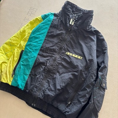 Vintage 80s Burton Surf Wear Snowboards Craig Kelly Colorblock Jacket