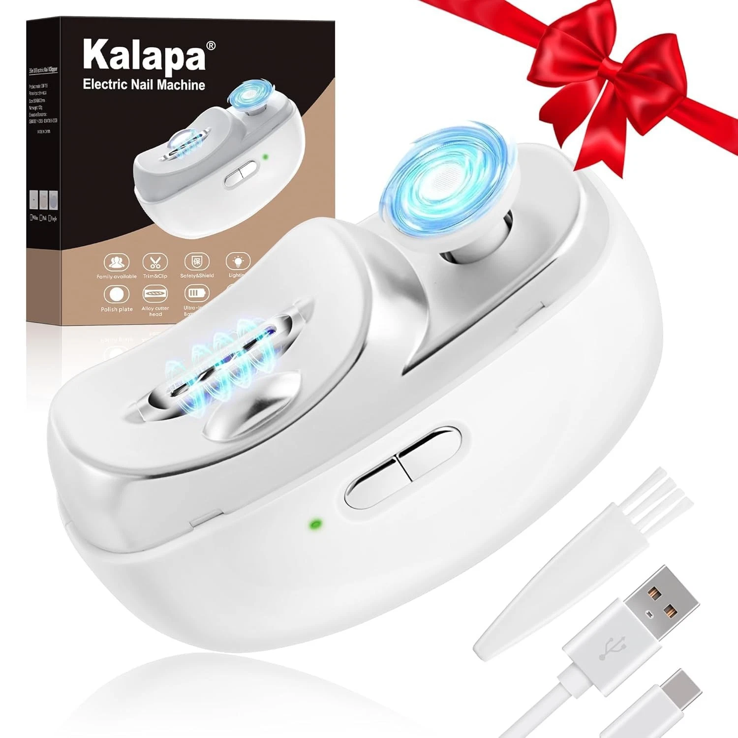 Electric Nail Clippers Upgraded 3 in 1 Automatic - with Polishing, Dust Stora...
Opens in a new wind
