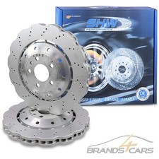 SHW PERFORMANCE 2x BREMSSCHEIBE Ø365 VORNE FÜR AUDI A4 B8 RS4 A5 8T 8F RS5 R8