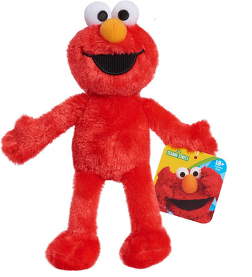 Sesame Street Friends Elmo 8-Inch Sustainable Plush Stuffed Animal Soft Huggable