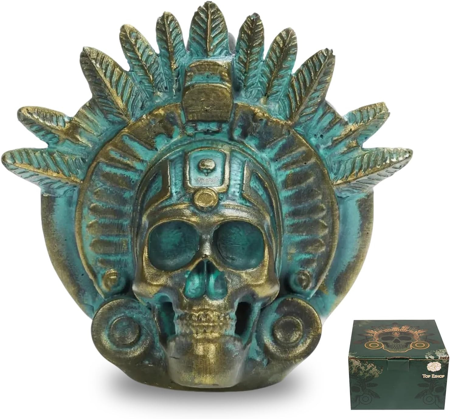 Screaming Aztec Death Whistle, Authentic Aztec War Whistle Made of Ceramic, Prod