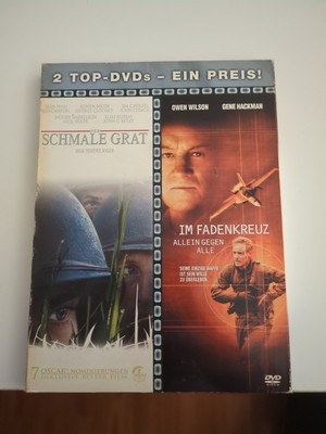 Der Schmale Grat / Im Fadenkreuz Allein gegen alle - 2 DVD-Zustand  gut