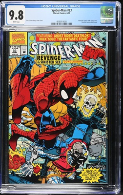 #ad SPIDER MAN #23 CGC 9.8 ERIK LARSEN COVER $500.00