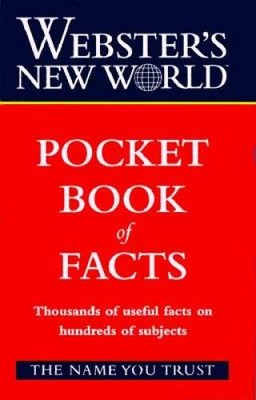 Websters New World Pocket Book of Facts - Paperback - VERY GOOD