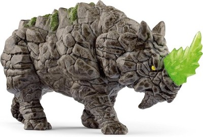 SCHLEICH ELDRADOR Creatures | Kampfrhino 70157 | Nashorn mit beweglichem Kopf