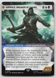 Adewale, Breaker of Chains (Showcase) #136 - Universes Beyond: Assassin's Creed