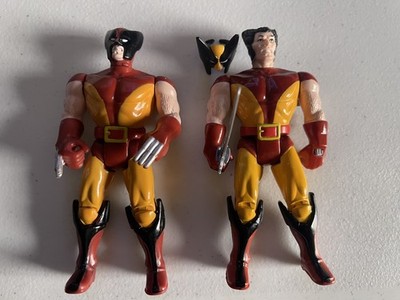 1991 ToyBiz Marvel Uncanny X-Men Wolverine Figures. Two Figures 