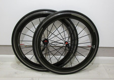 Set ruote spiedini pneumatici Sram S60 carbonio sezione profonda strada corsa bici Enve