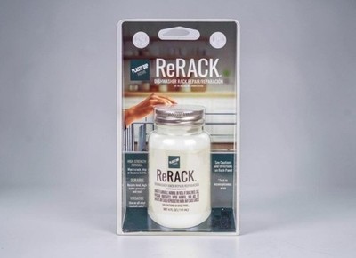 Plasti Dip ReRack Dishwasher Rubber Rack Repair Paint Coating Satin White  4 oz