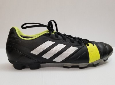 adidas Nitrocharge 3.0 TRX FG Soccer Cleats Men's Sz 12 Black Gray Yellow Q33686