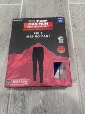 Kids Merino Wool Purple Pant Baselayer Bottoms Size 5-6 New In Box - Box Damage