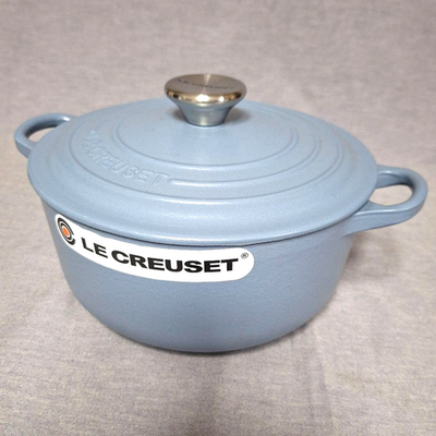 Le Creuset Cocotte Ronde 20cm Mineral Blue - Japan | eBay